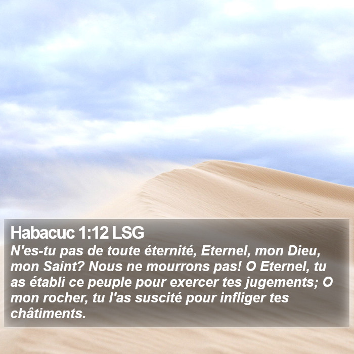 Habacuc 1:12 LSG Bible Study