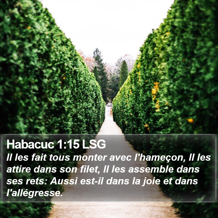 Habacuc 1:15 LSG Bible Study