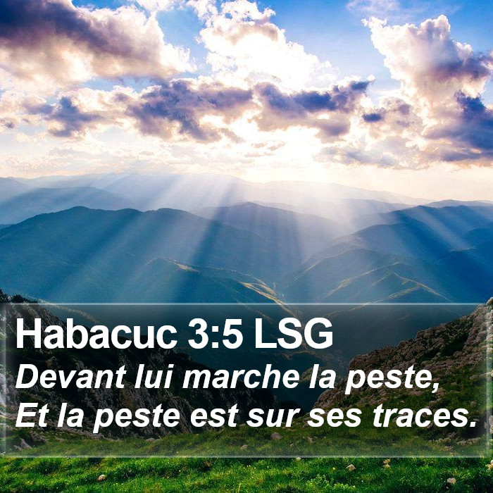 Habacuc 3:5 LSG Bible Study