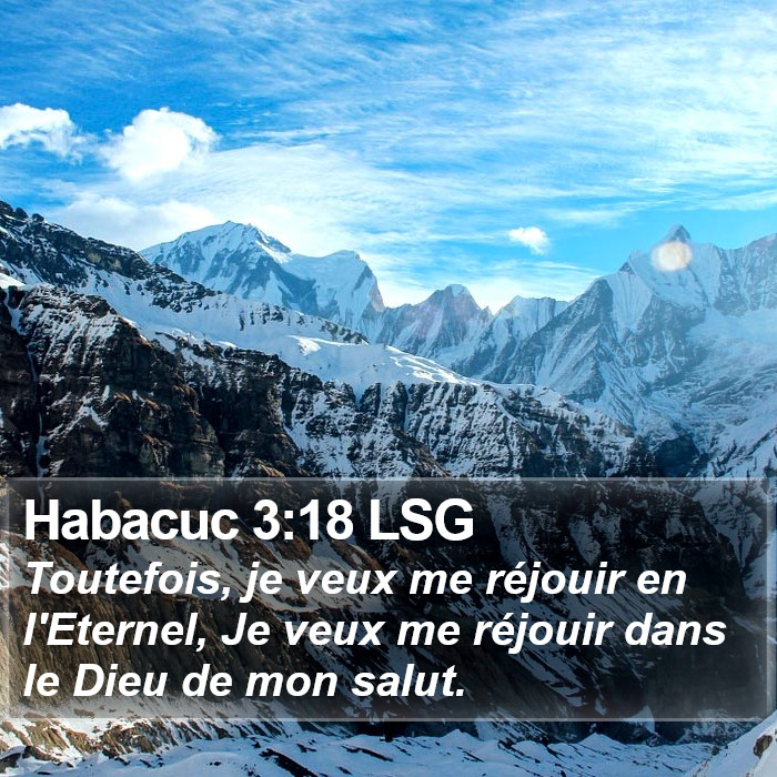 Habacuc 3:18 LSG Bible Study