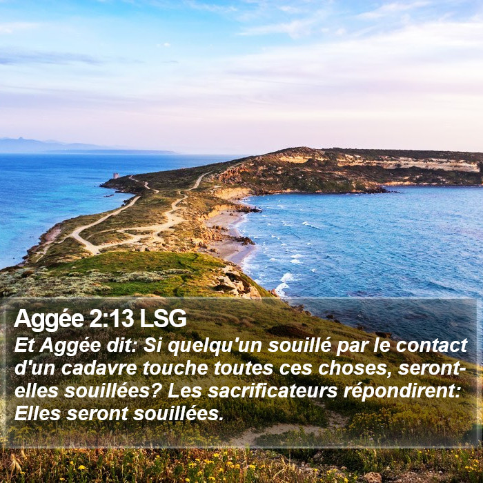 Aggée 2:13 LSG Bible Study