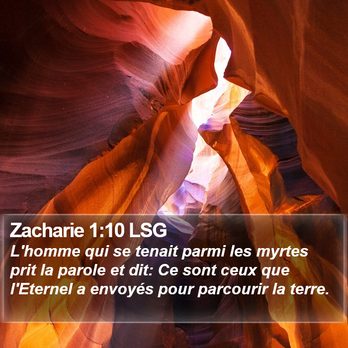 Zacharie 1:10 LSG Bible Study