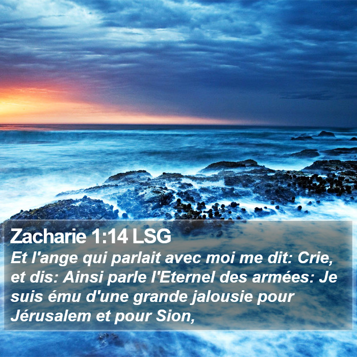 Zacharie 1:14 LSG Bible Study