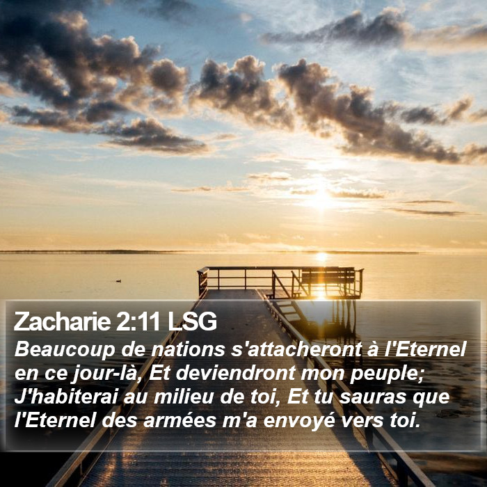 Zacharie 2:11 LSG Bible Study