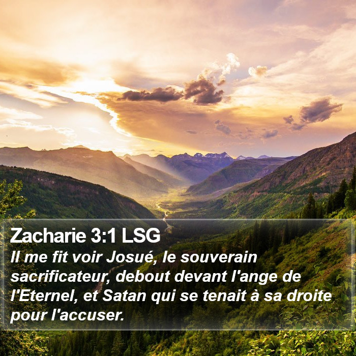 Zacharie 3:1 LSG Bible Study