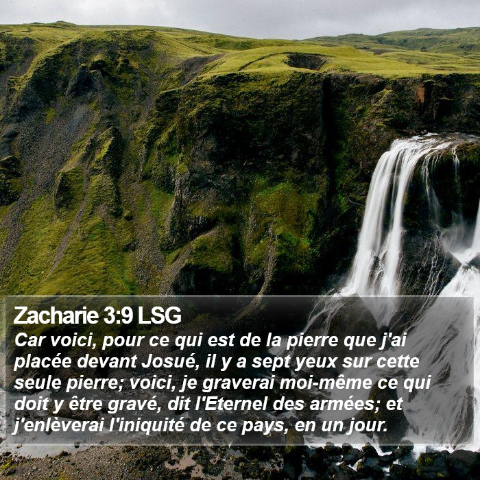 Zacharie 3:9 LSG Bible Study