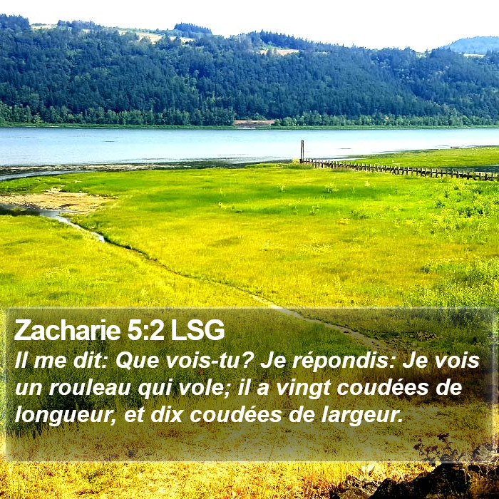 Zacharie 5:2 LSG Bible Study