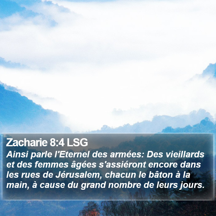 Zacharie 8:4 LSG Bible Study