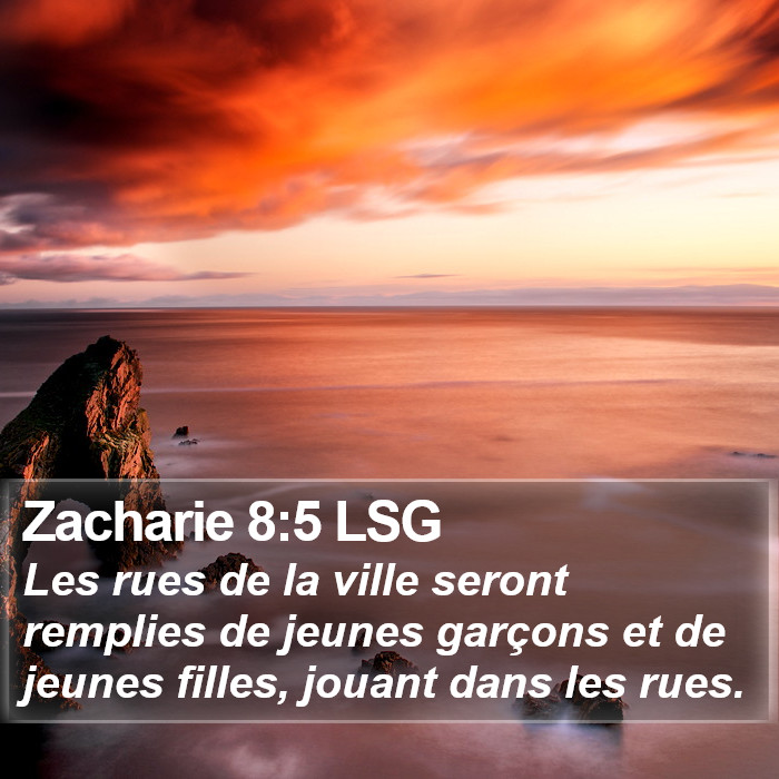 Zacharie 8:5 LSG Bible Study