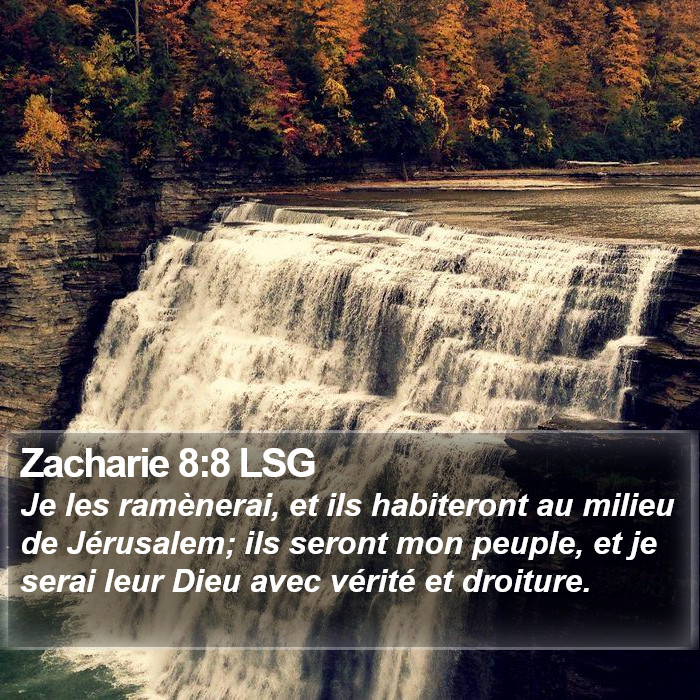 Zacharie 8:8 LSG Bible Study