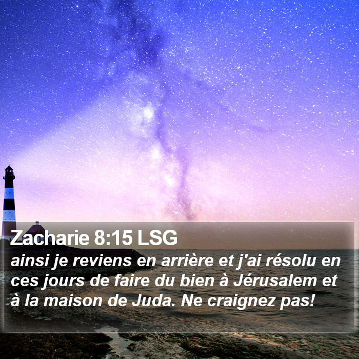 Zacharie 8:15 LSG Bible Study