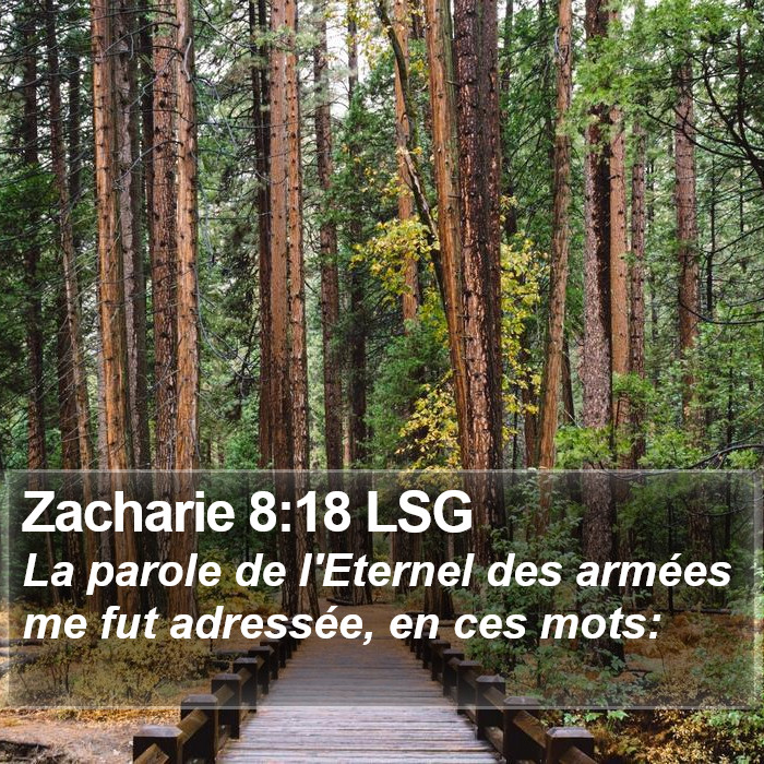 Zacharie 8:18 LSG Bible Study