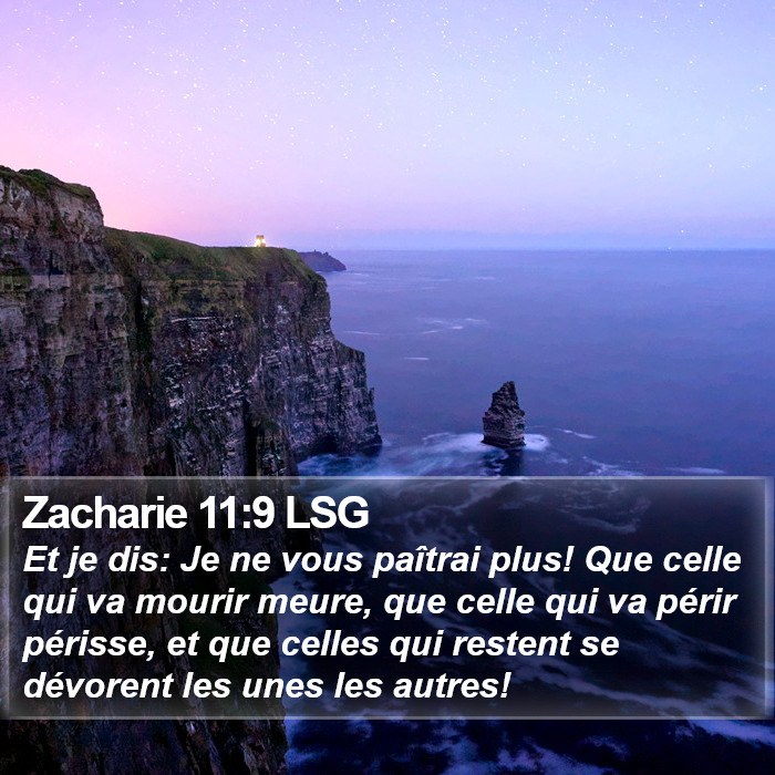 Zacharie 11:9 LSG Bible Study