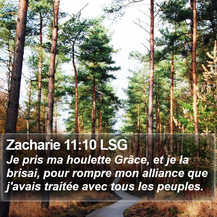 Zacharie 11:10 LSG Bible Study