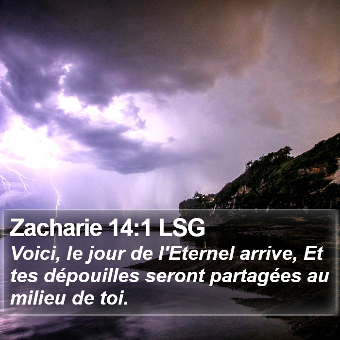 Zacharie 14:1 LSG Bible Study