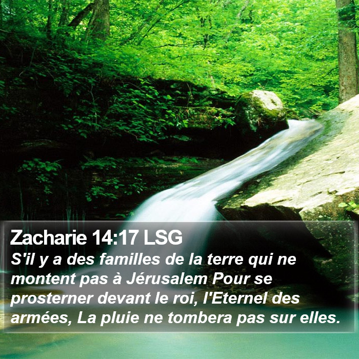 Zacharie 14:17 LSG Bible Study