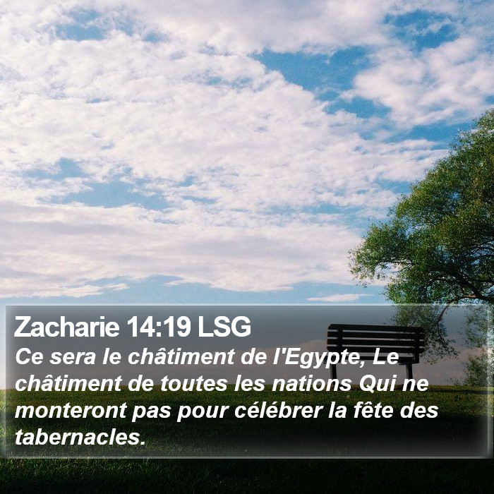 Zacharie 14:19 LSG Bible Study
