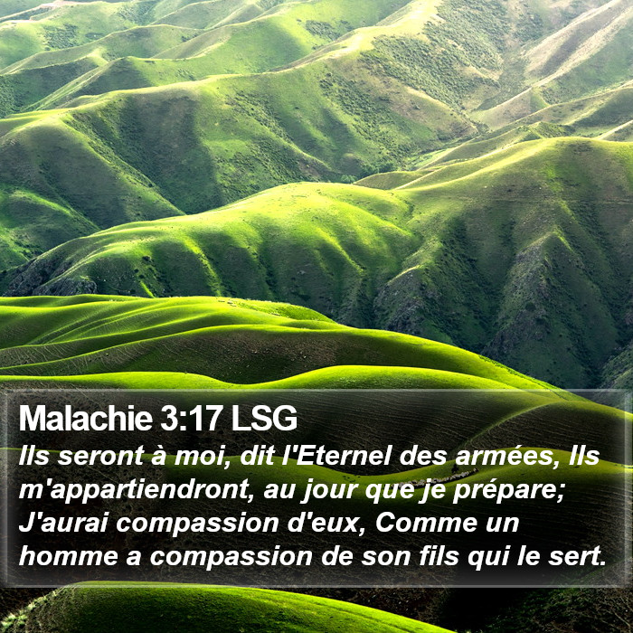 Malachie 3:17 LSG Bible Study