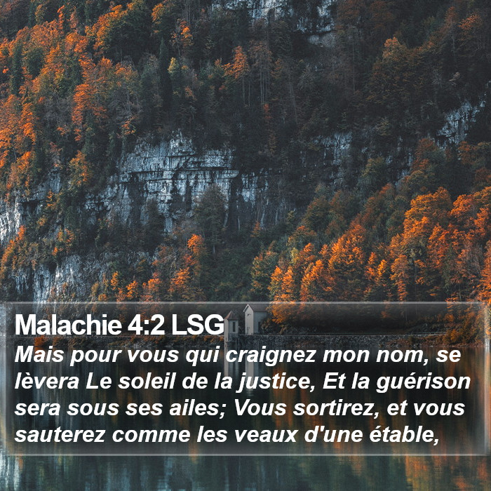 Malachie 4:2 LSG Bible Study