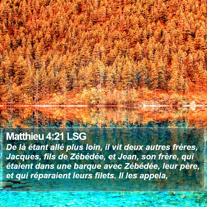 Matthieu 4:21 LSG Bible Study