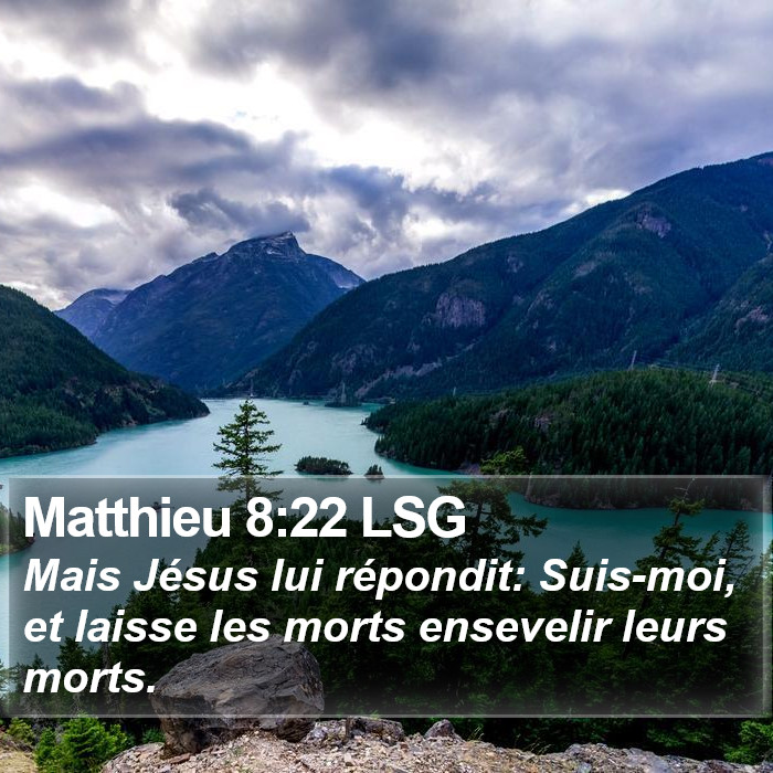 Matthieu 8:22 LSG Bible Study