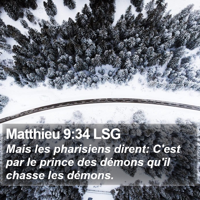 Matthieu 9:34 LSG Bible Study