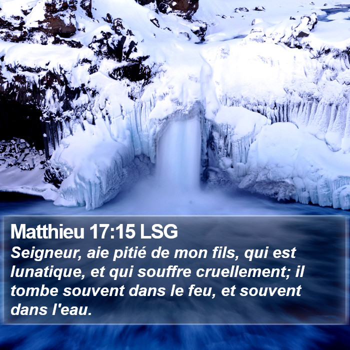 Matthieu 17:15 LSG Bible Study