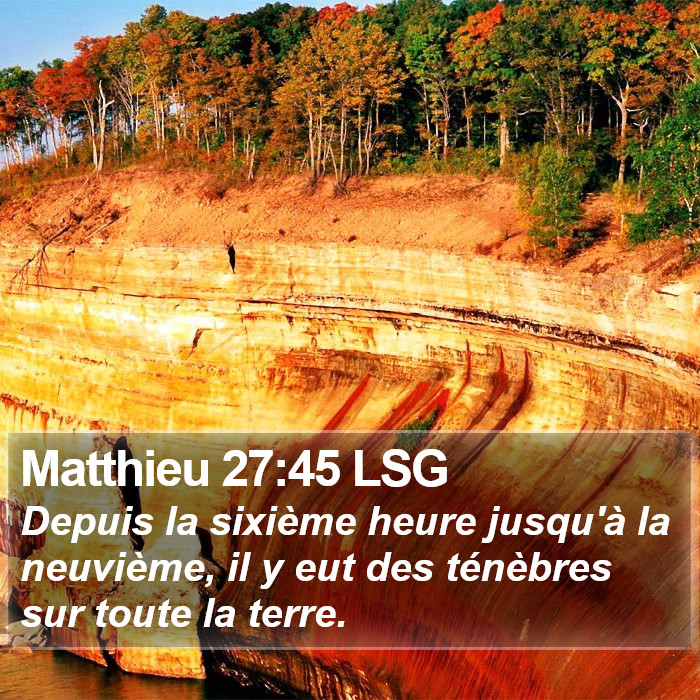 Matthieu 27:45 LSG Bible Study