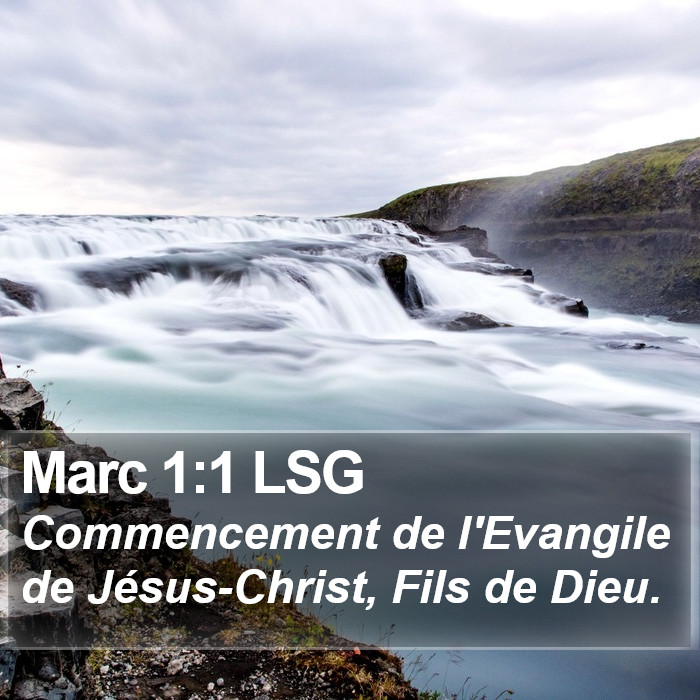 Marc 1:1 LSG Bible Study