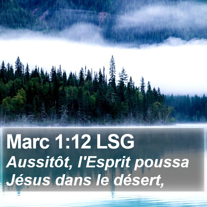 Marc 1:12 LSG Bible Study