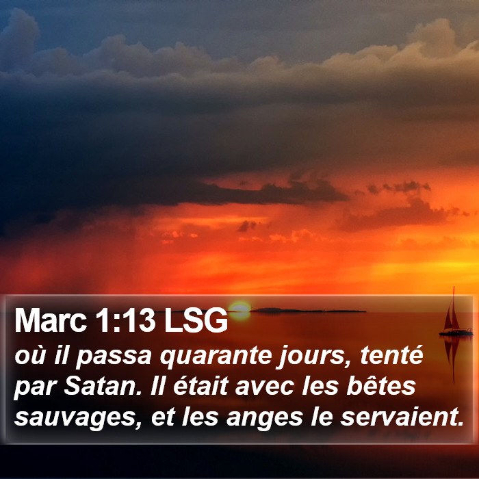 Marc 1:13 LSG Bible Study