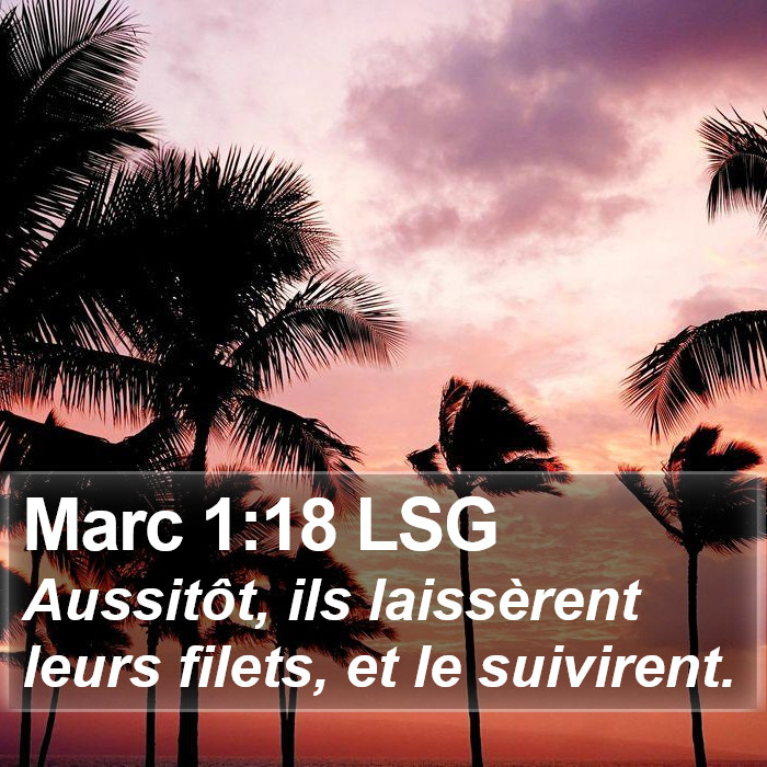 Marc 1:18 LSG Bible Study