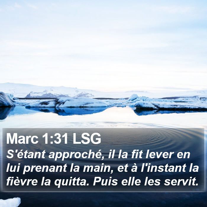 Marc 1:31 LSG Bible Study