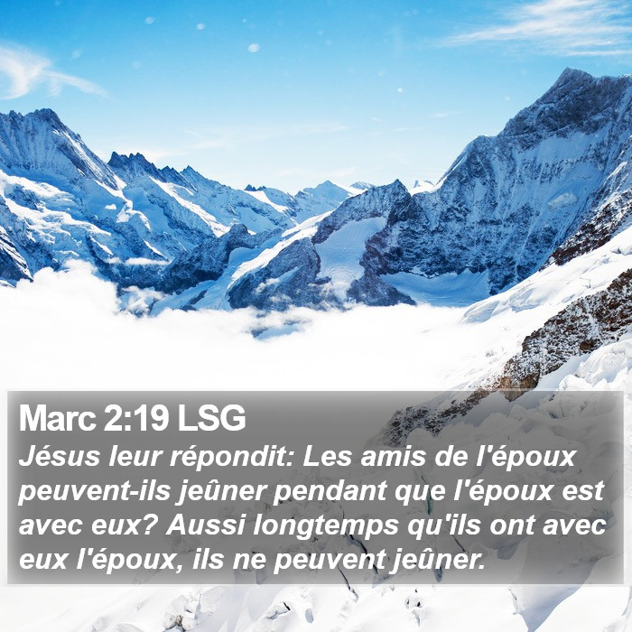 Marc 2:19 LSG Bible Study