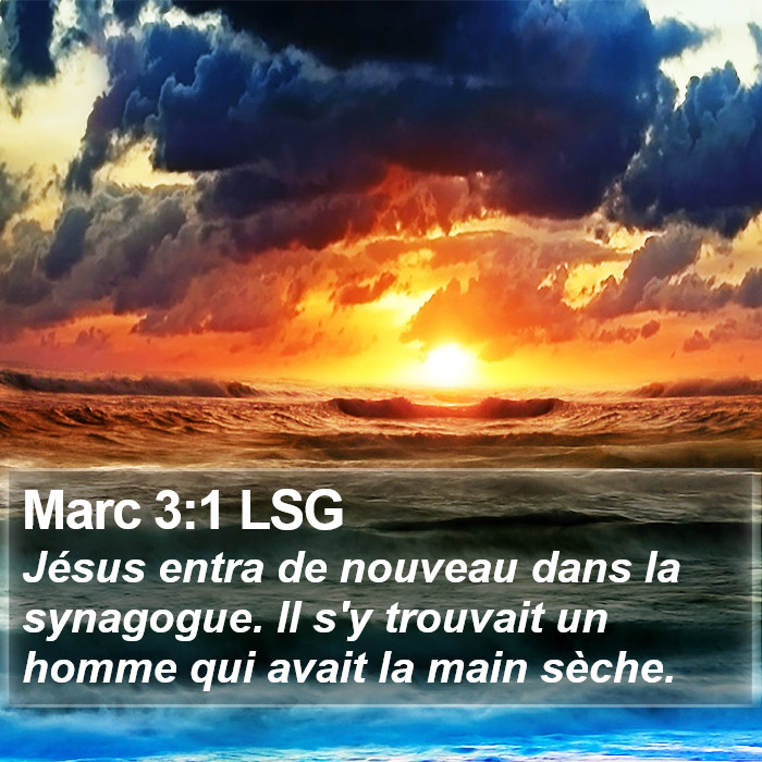 Marc 3:1 LSG Bible Study