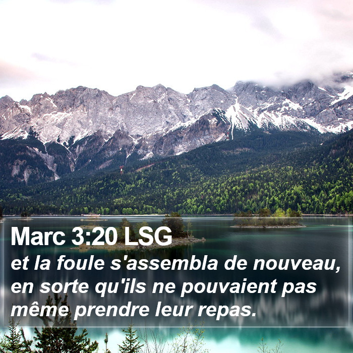 Marc 3:20 LSG Bible Study