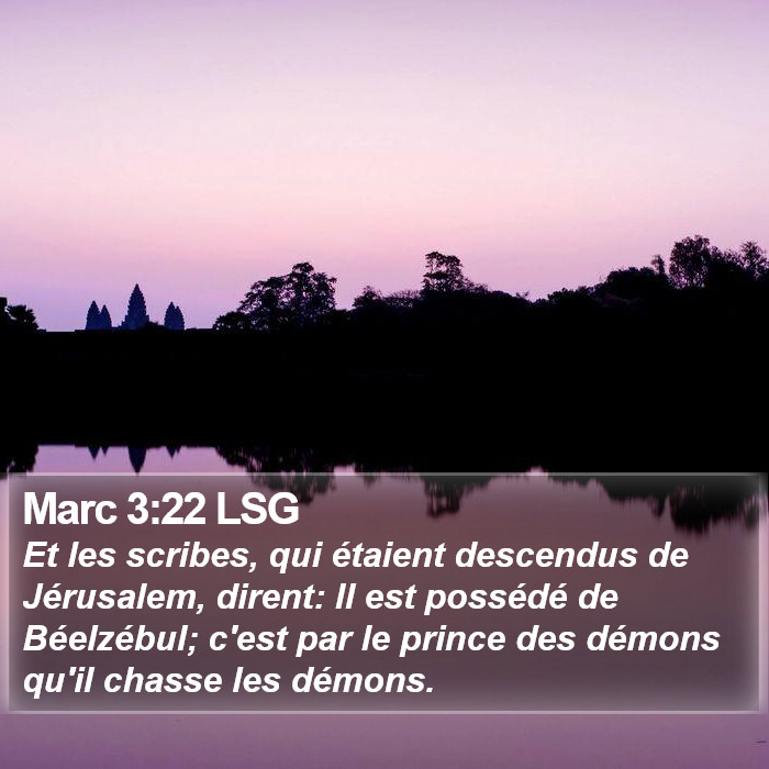 Marc 3:22 LSG Bible Study