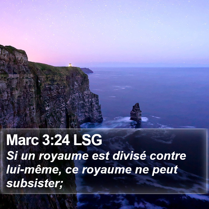 Marc 3:24 LSG Bible Study