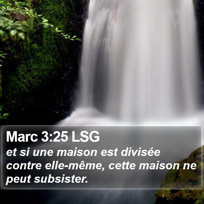 Marc 3:25 LSG Bible Study