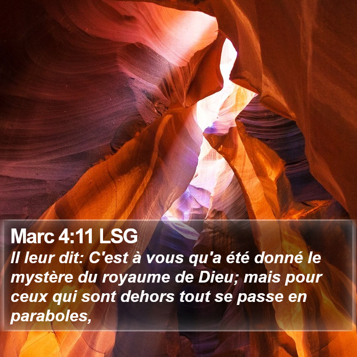 Marc 4:11 LSG Bible Study