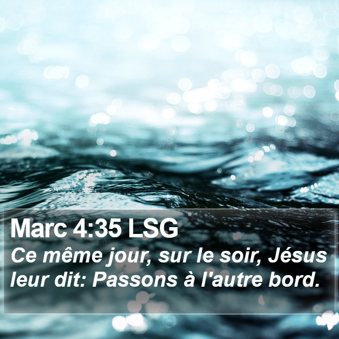 Marc 4:35 LSG Bible Study