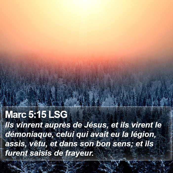 Marc 5:15 LSG Bible Study