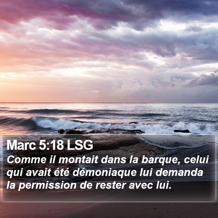 Marc 5:18 LSG Bible Study