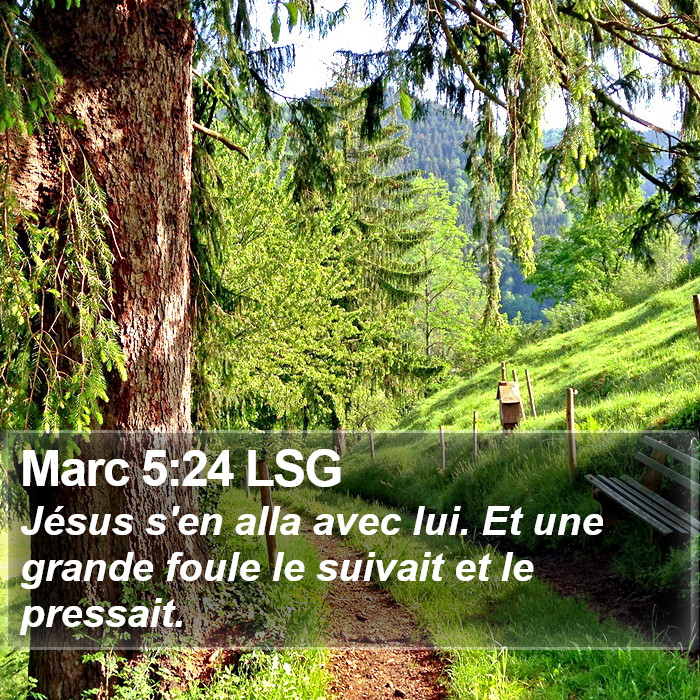 Marc 5:24 LSG Bible Study