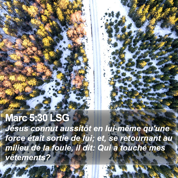 Marc 5:30 LSG Bible Study