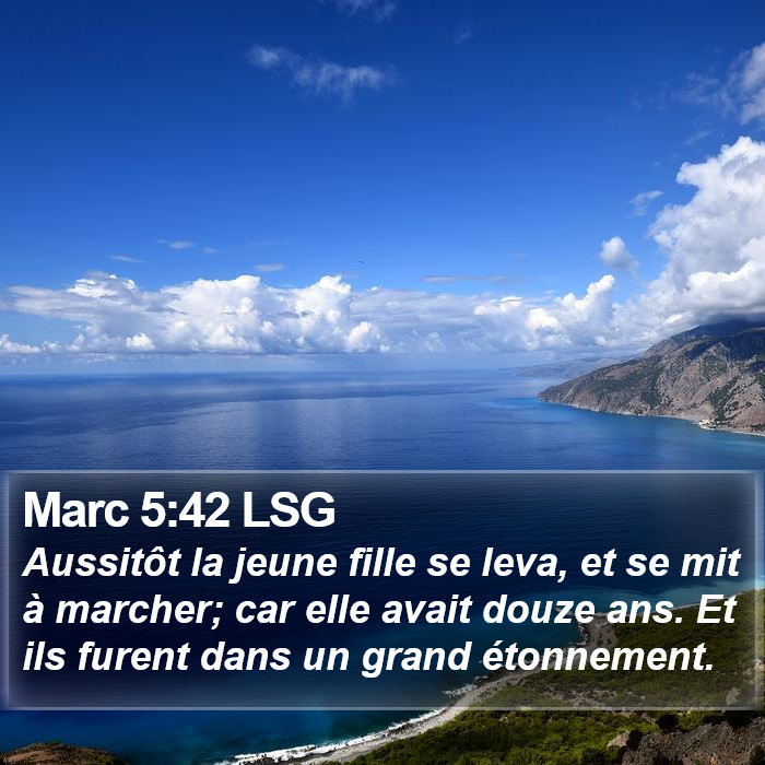 Marc 5:42 LSG Bible Study