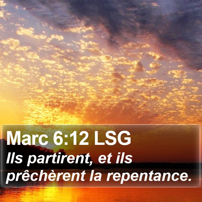 Marc 6:12 LSG Bible Study