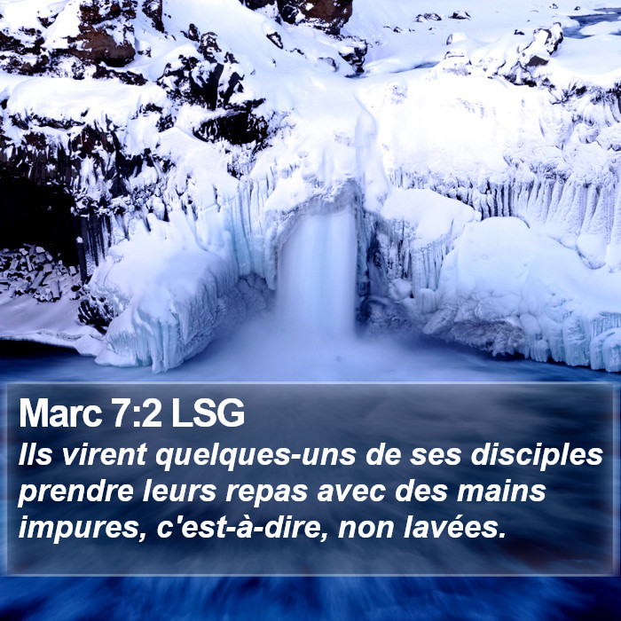 Marc 7:2 LSG Bible Study