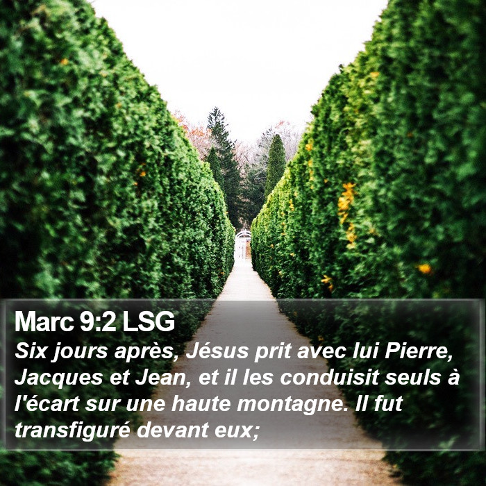 Marc 9:2 LSG Bible Study