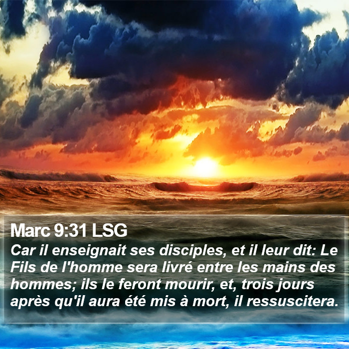 Marc 9:31 LSG Bible Study